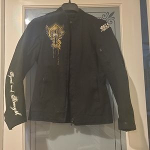 COPY - Speed and strength motorcycle jacket for women. Blsck size small